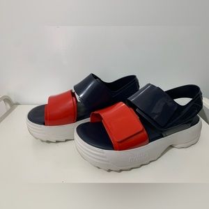 MELISSA & FILA Collab Platform Sandals